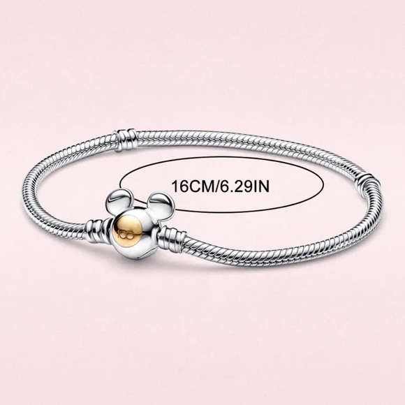NWOT Disney 100th Anniversary Moments Snake Chain Bracelet - Picture 5 of 10